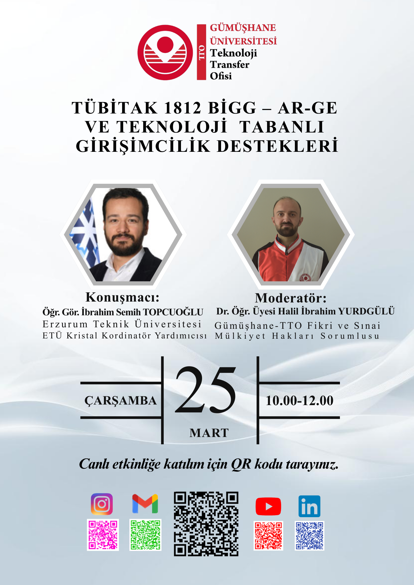 TÜBİTAK 1812 BİGG - AR-GE VE TEKNOLOJİ TABANLI GİRŞİMCİLİK DESTEKLERİ