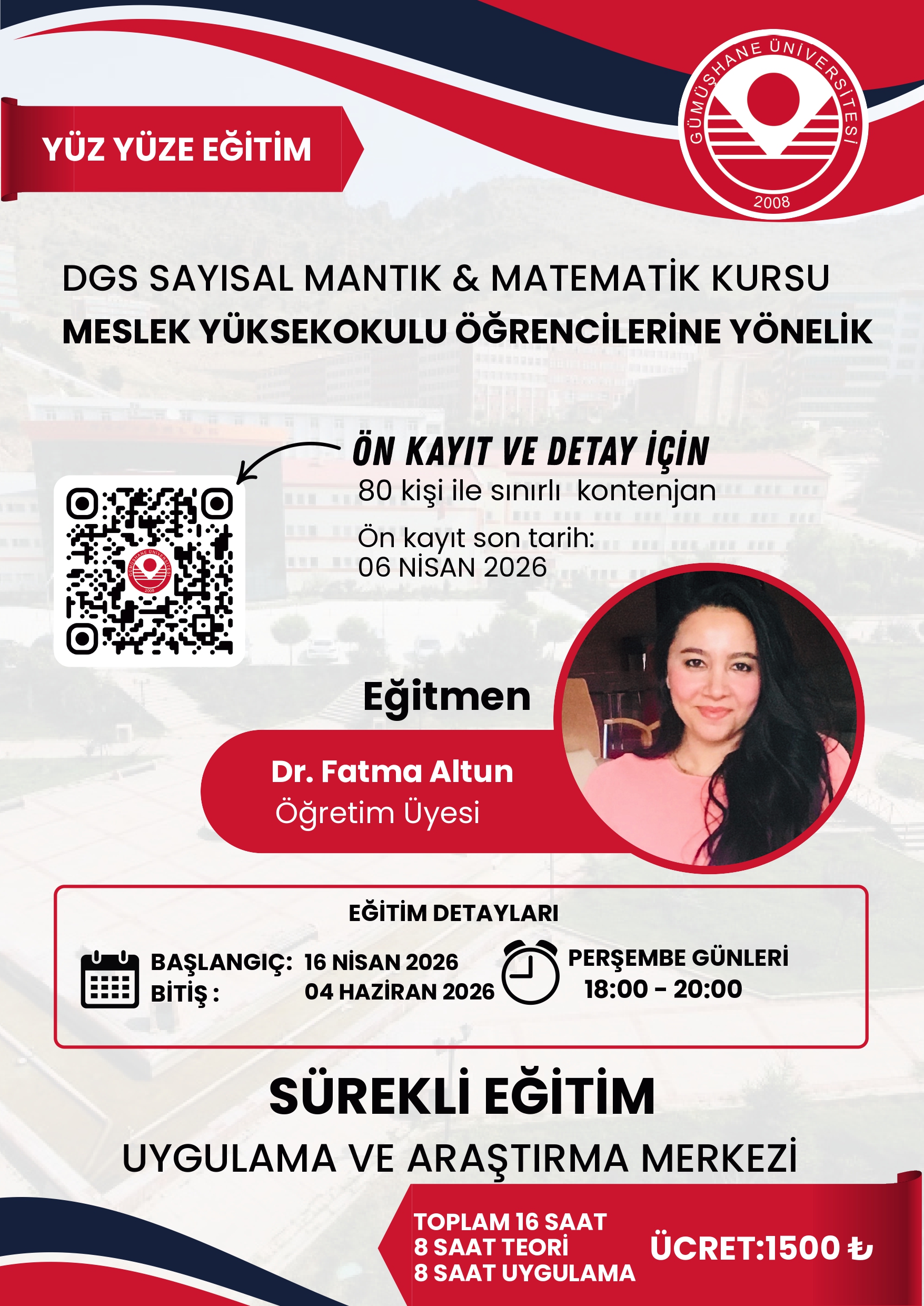 DGS Sayısal Mantık ve Matematik Kursu