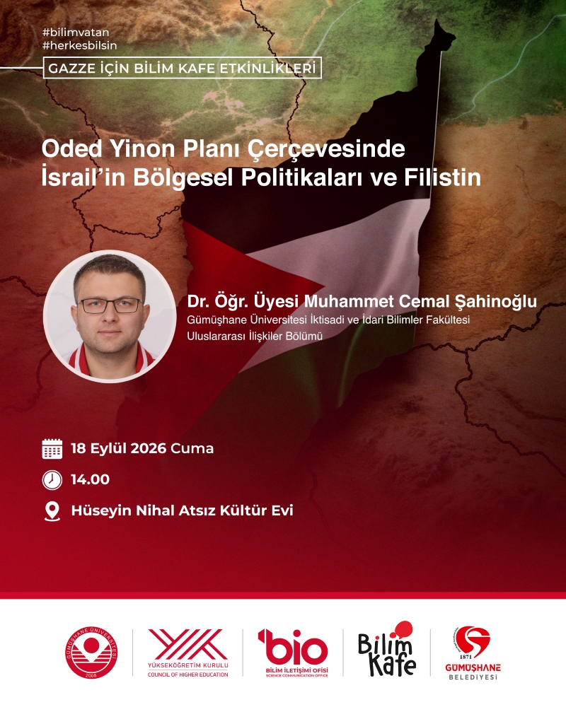 Oded Yinon Planı Çerçevesinde İsrail'in Bölgesel Politikaları ve Filistin