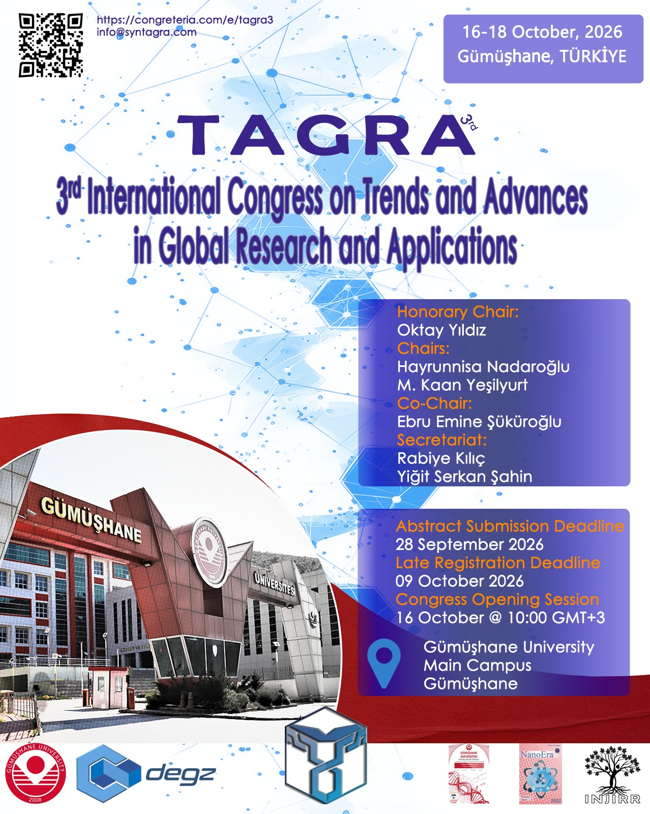TAGRA 3rd International Congress on Trends and Advances in Global Research and Applications