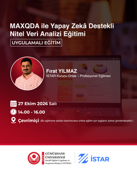 MAXQDA ile Yapay Zeka Destekli Nitel Veri Analizi Eğitimi
