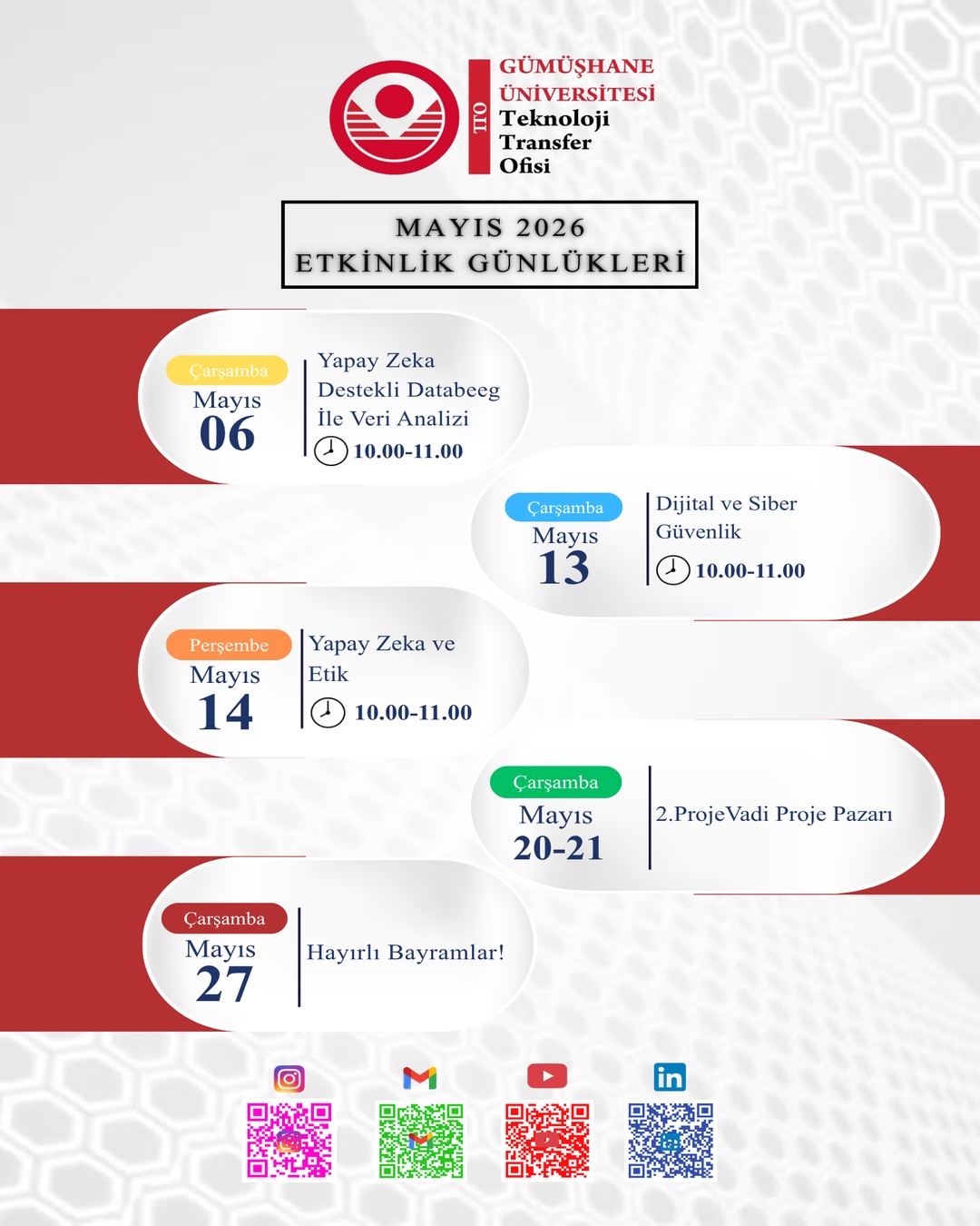 Mayıs Ayı Etkinlik Günlükleri
