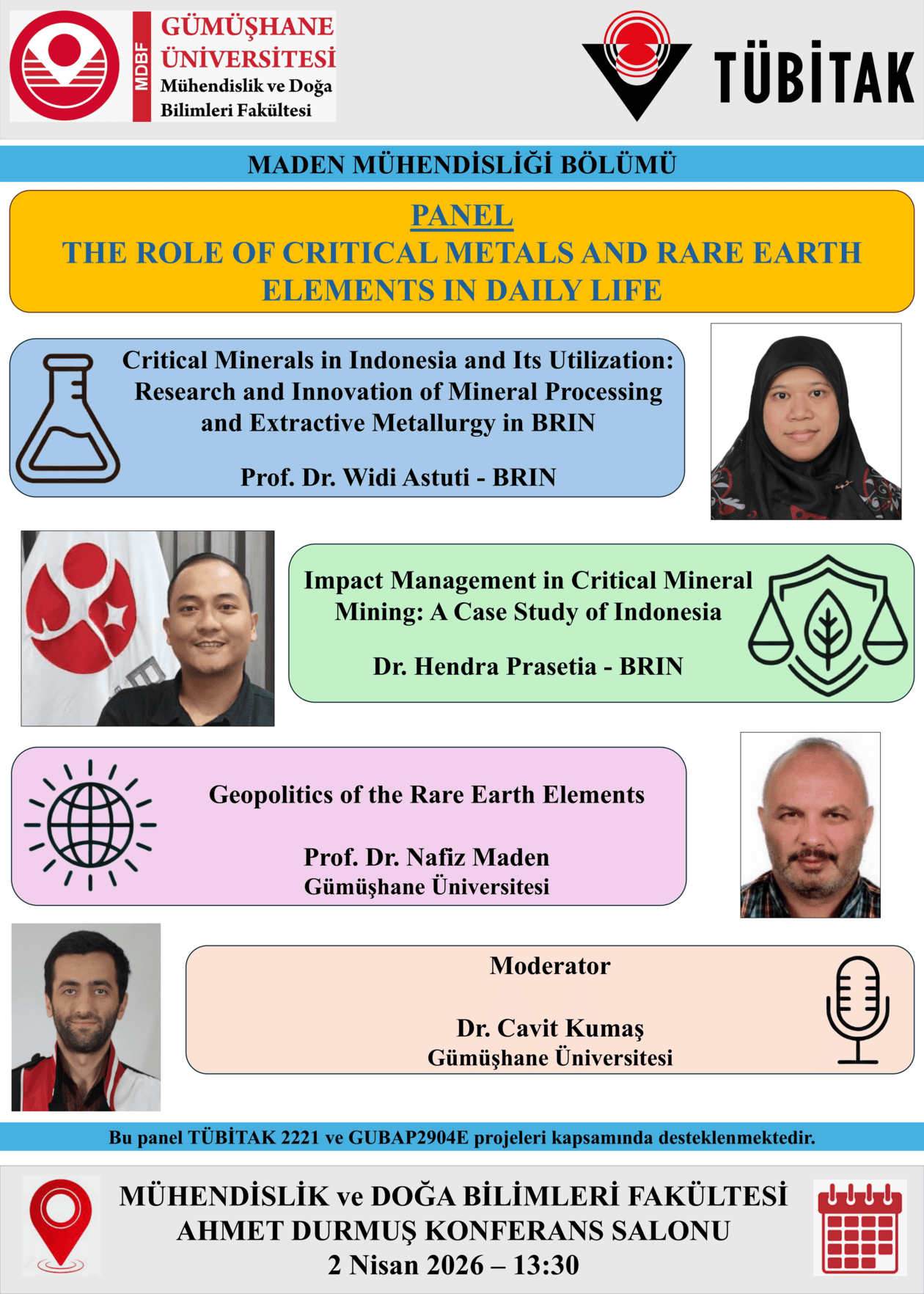 Maden Mühendisliği Bölümü Paneli