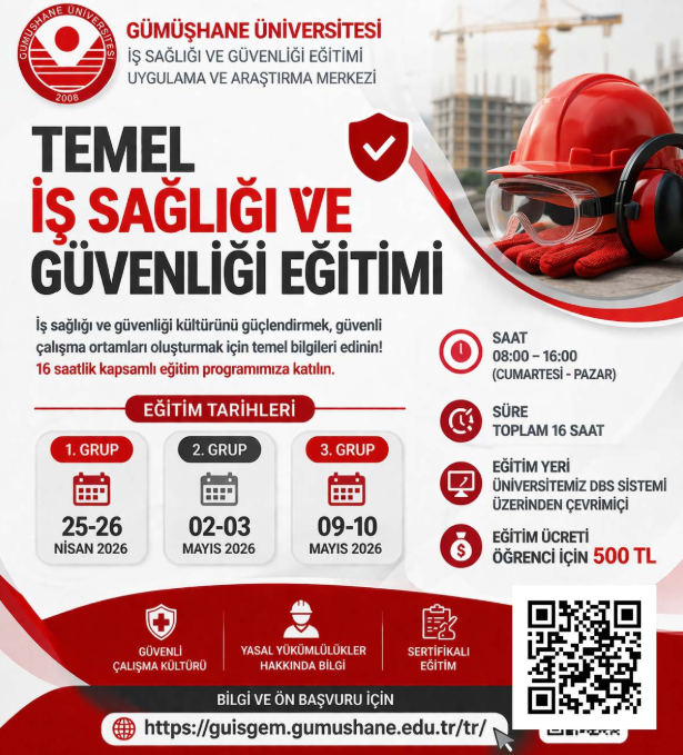 Temel İş Sağlığı ve Güvenliği Eğitimi