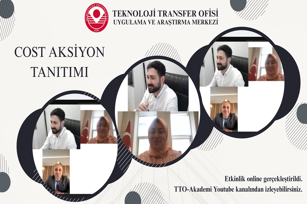 Teknoloji Transfer Ofisi COST Aksiyonları ve TÜBİTAK 2515 Programı Tanıtım Etkinliği Düzenlendi