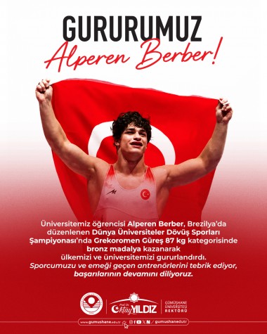 Alperen Berber Dünya Üniversiteler Şampiyonasında Bronz Madalyanın Sahibi Oldu
