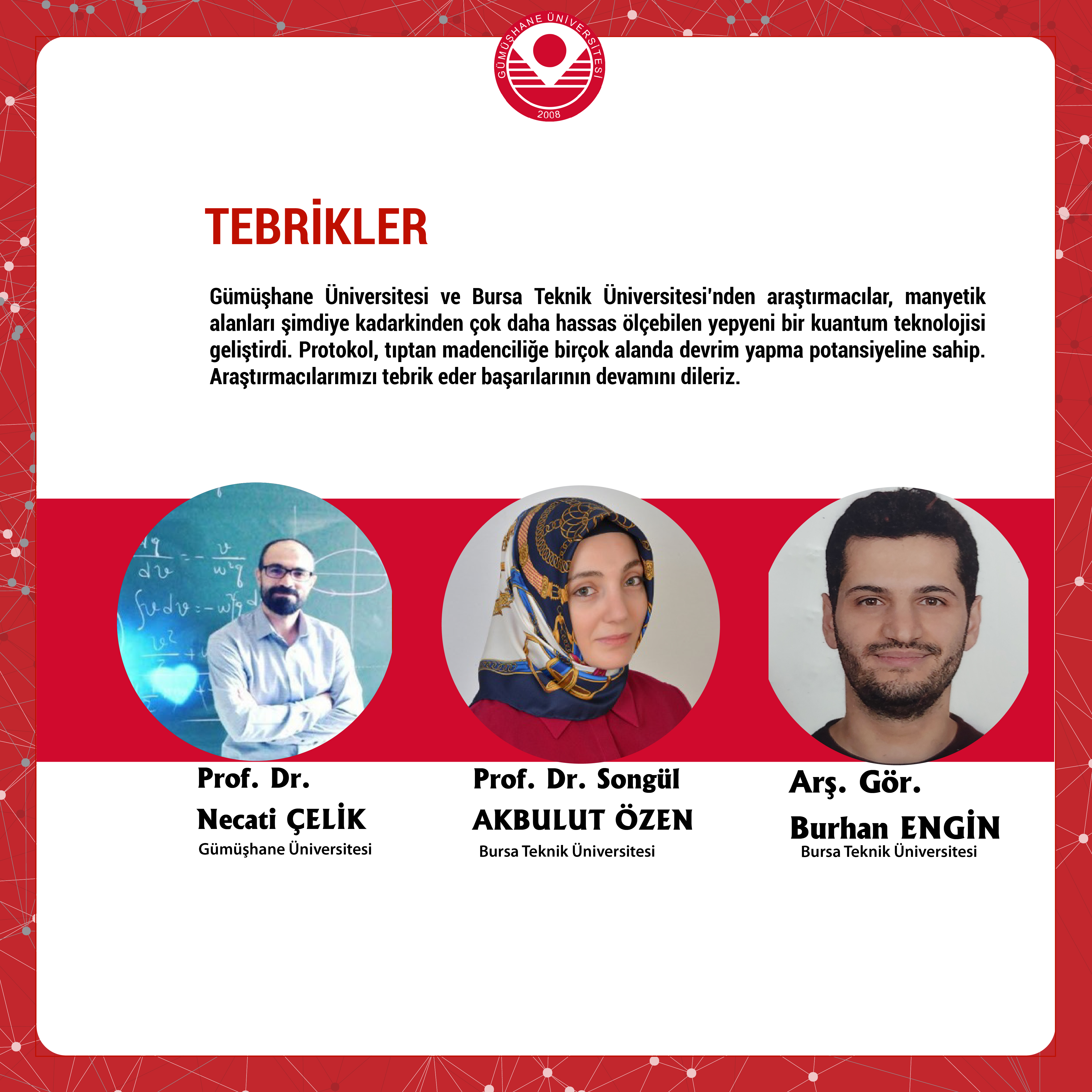 Kuantum Sensörlerde Devrim: Gümüşhane Üniversitesi’nden Uluslararası Başarı