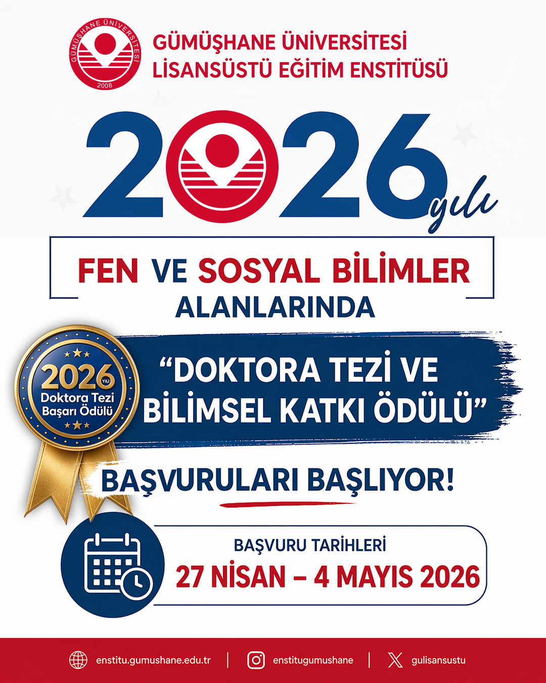 Bilime Teşvik: Doktora Tezi ve Bilimsel Katkı Ödülü Başvuruları Başlıyor