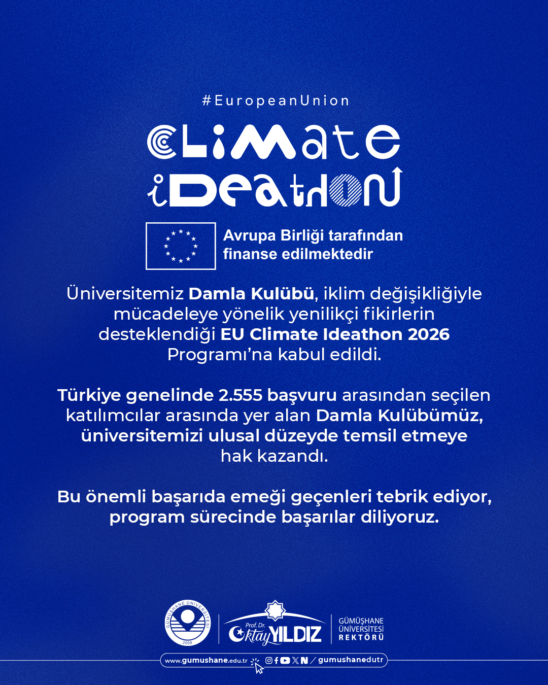 Damla Kulübü’nden AB İklim Programında Büyük Başarı!