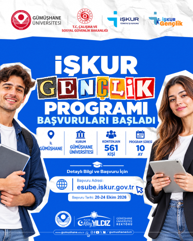 Üniversitemizde İŞKUR Gençlik Programı Başvuruları Başladı!