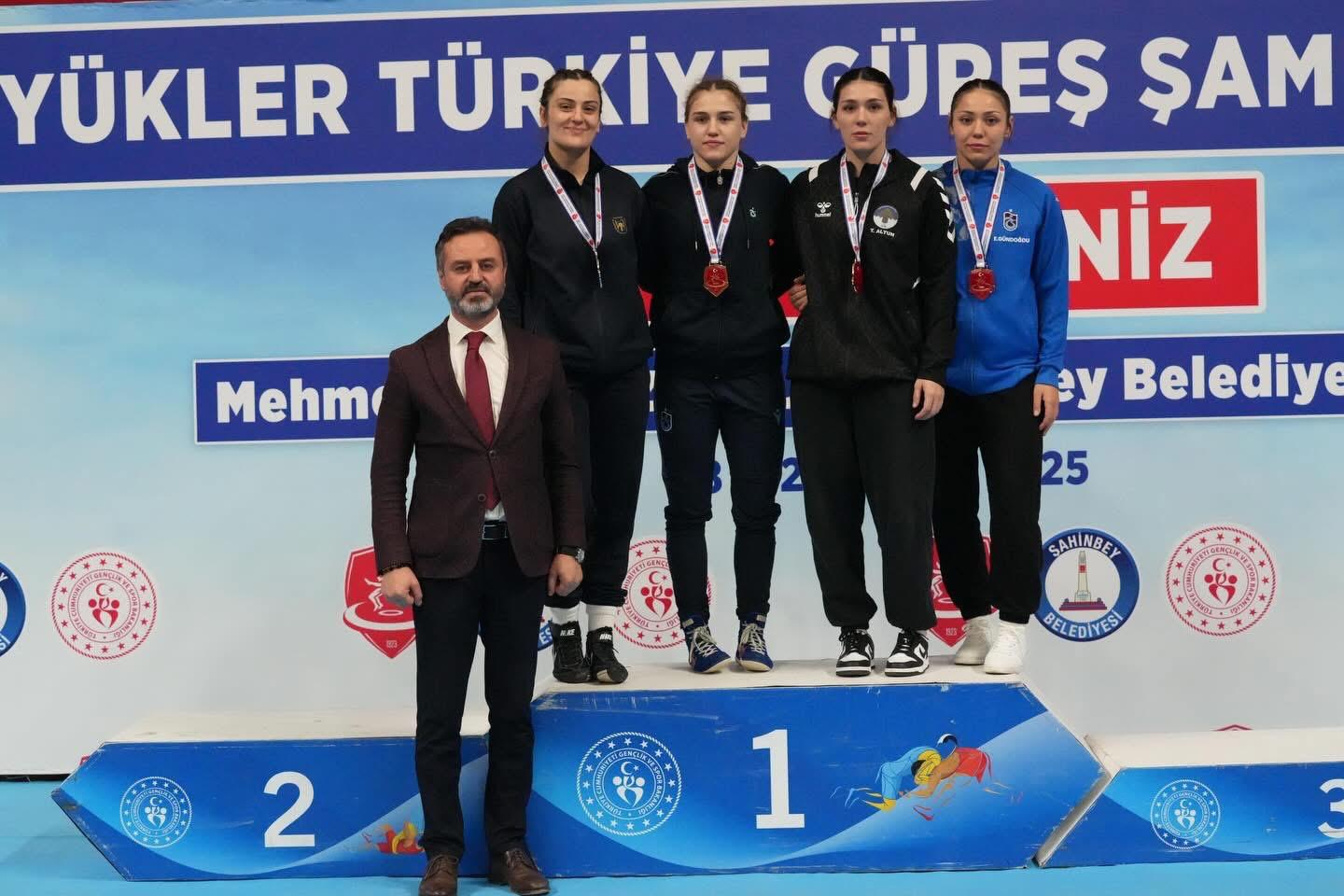 Türkiye Güreş Şampiyonası’nda Üniversitemizden Tarihi Başarı