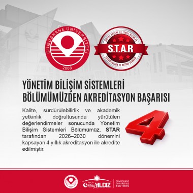Yönetim Bilişim Sistemleri Bölümümüzden Akreditasyon Başarısı